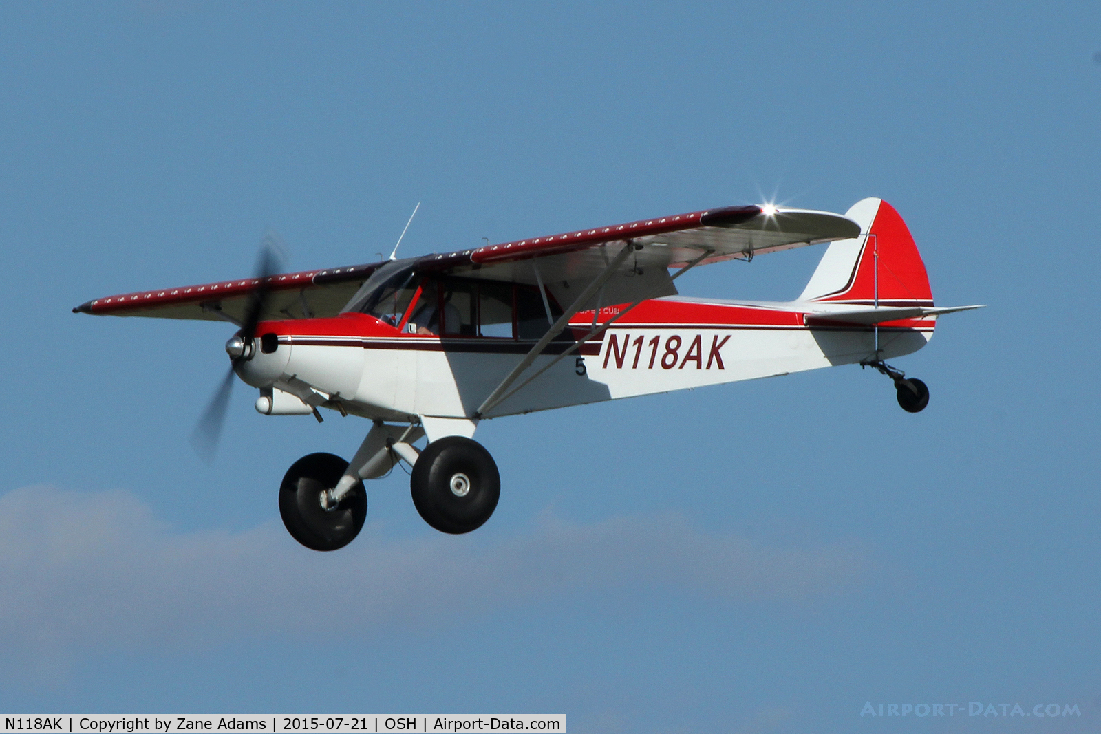 N118AK, Piper PA-18 Super Cub Replica C/N 00118, 2015 EAA AirVenture - Oshkosh, Wisconsin.