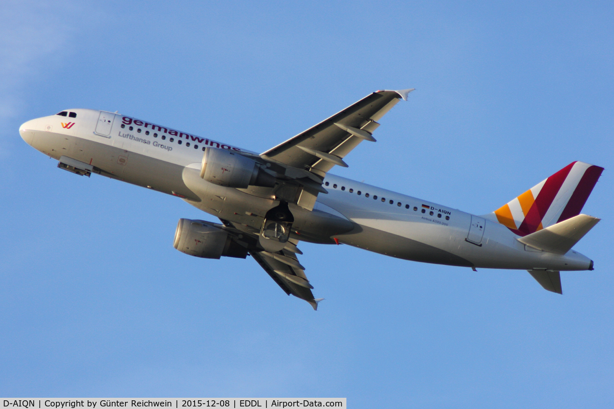 D-AIQN, 1991 Airbus A320-211 C/N 269, Just airborne