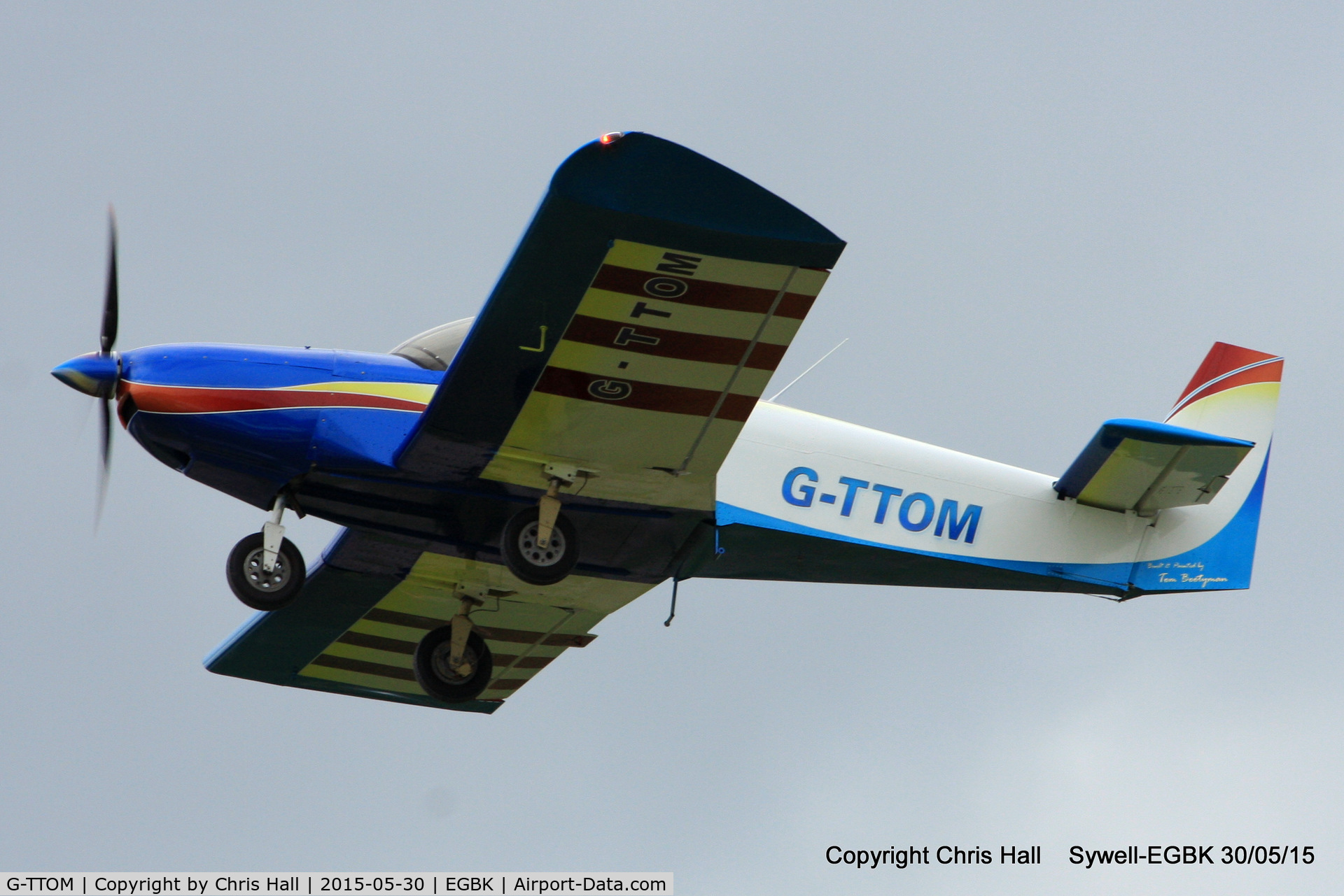 G-TTOM, 2013 Zenair CH-601 HD Zodiac C/N LAA 162-15088, at Aeroexpo 2015