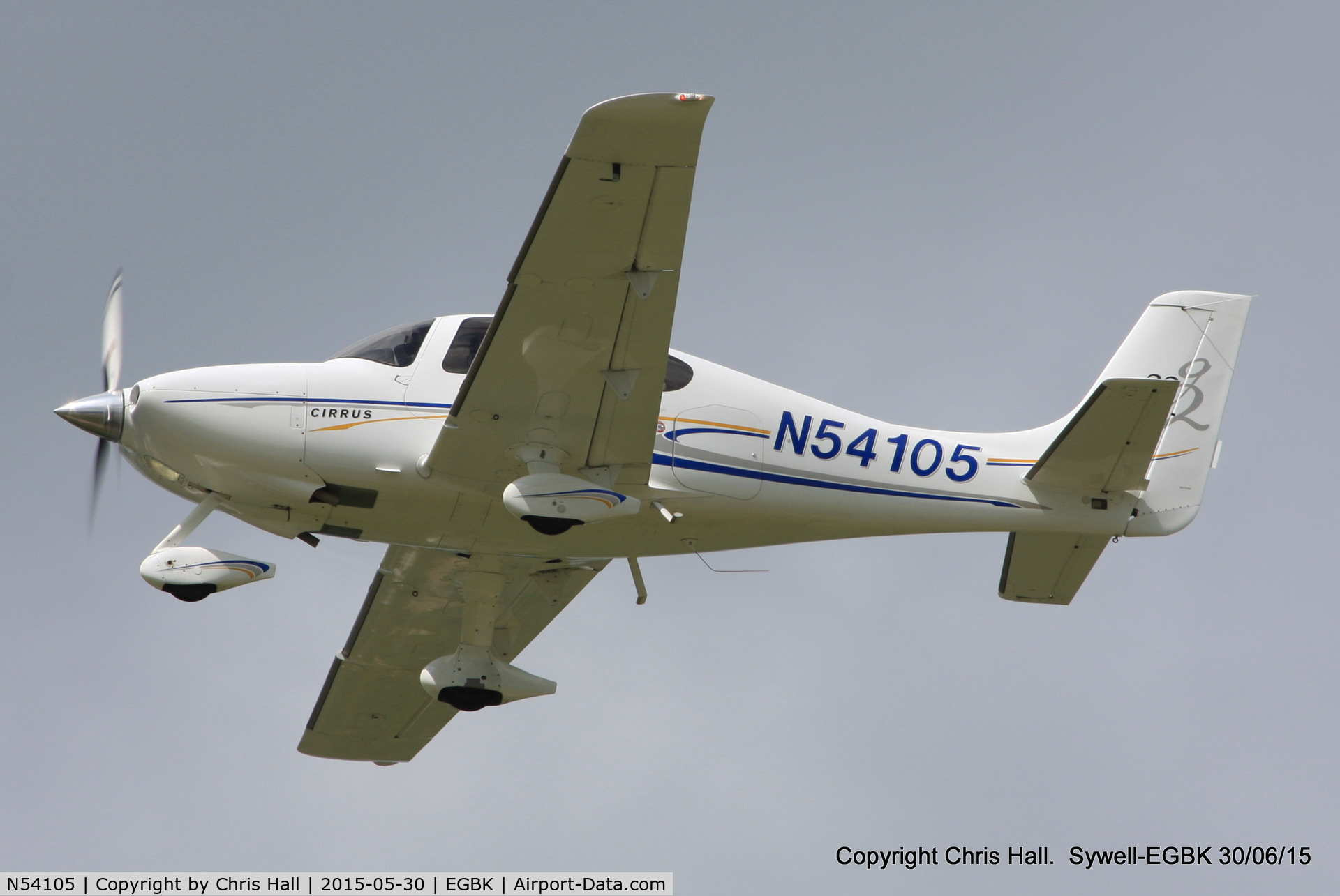 N54105, 2004 Cirrus SR22 G2 C/N 1139, at Aeroexpo 2015