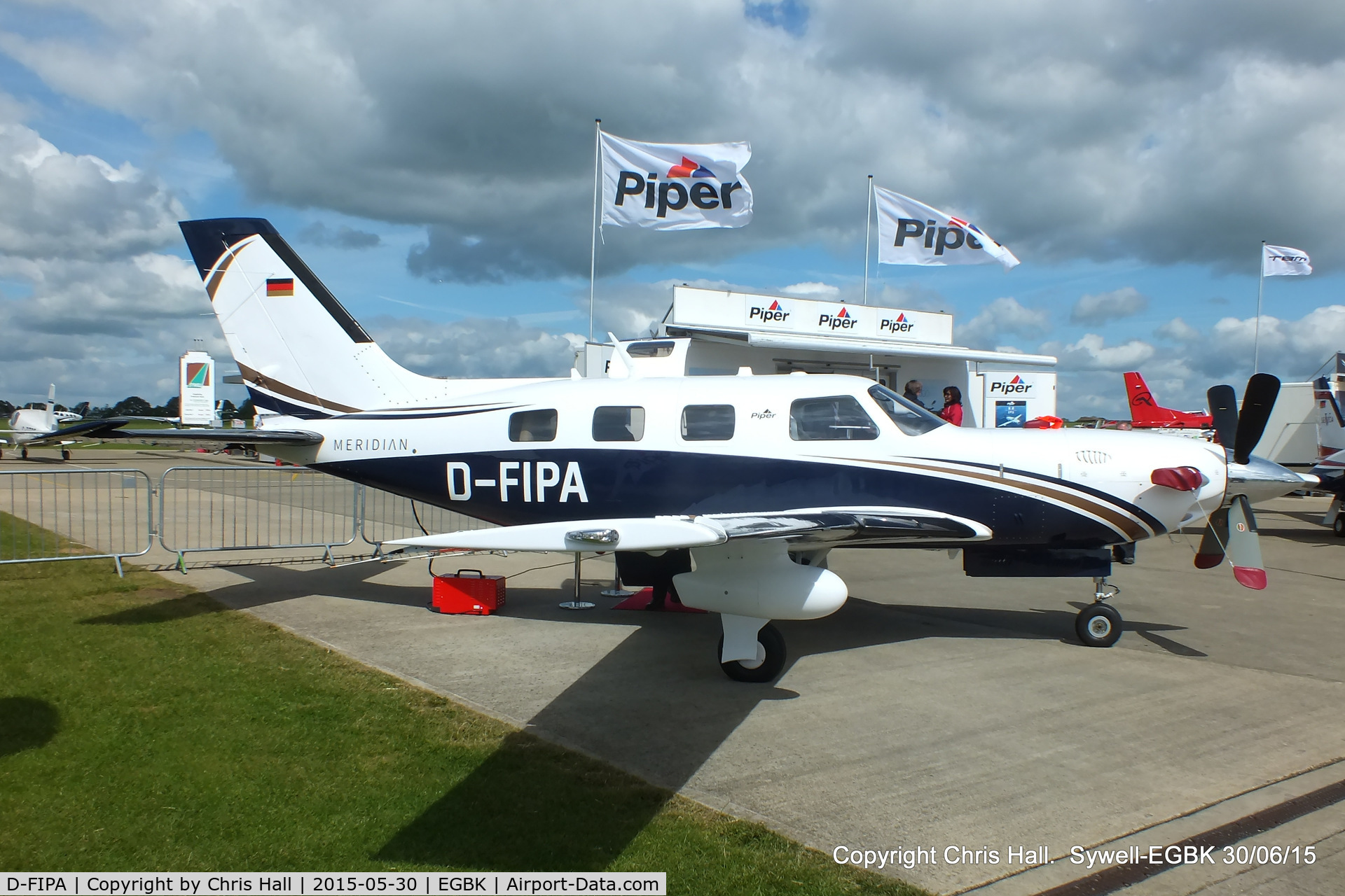 D-FIPA, Piper PA-46-500TP Malibu Meridian C/N 4697579, at Aeroexpo 2015