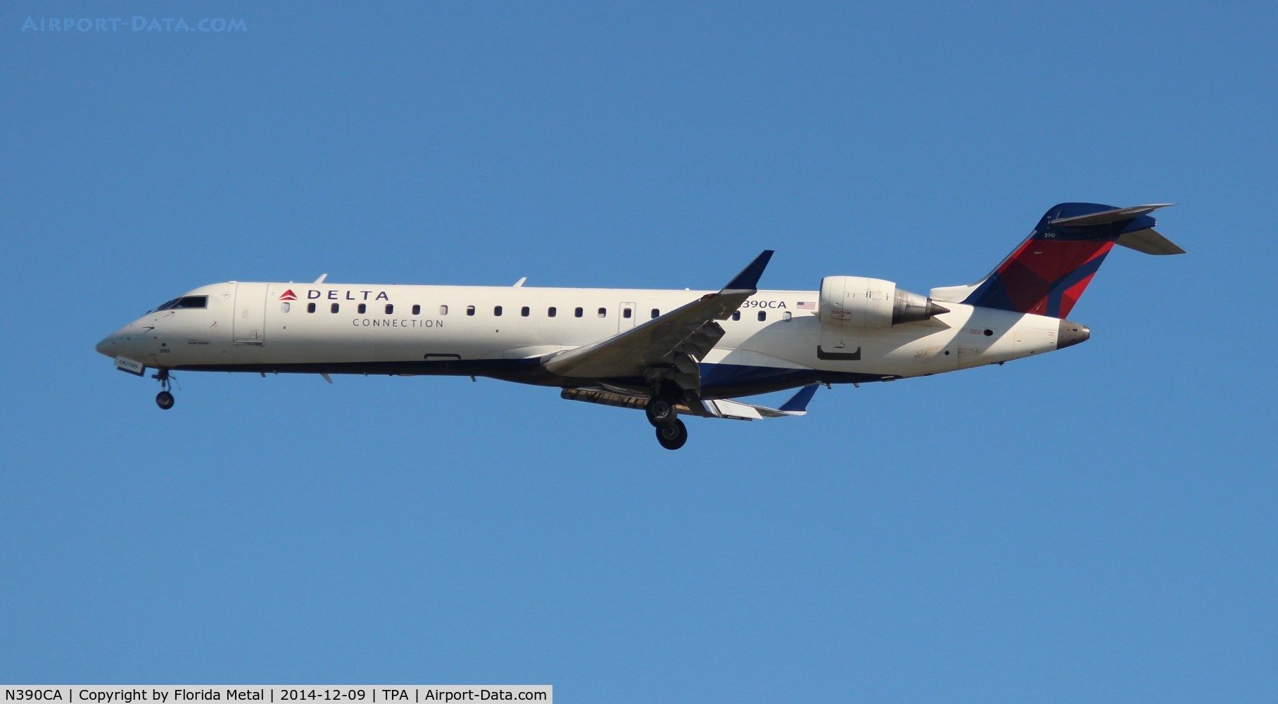 N390CA, 2003 Bombardier CRJ-701ER (CL-600-2C10) Regional Jet C/N 10106, Delta Connection