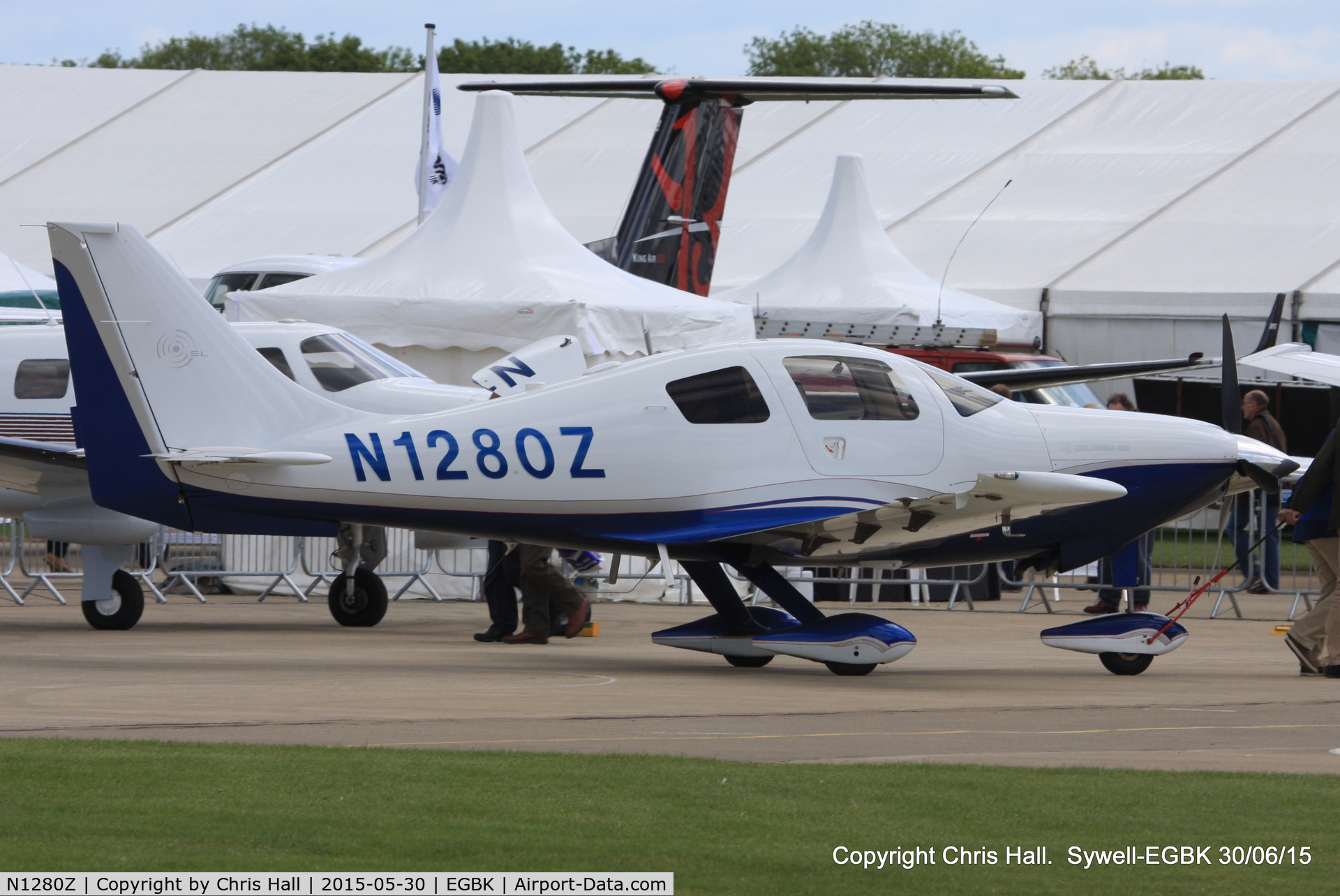 N1280Z, 2007 Columbia Aircraft Mfg LC-41-550FG Columbia 400 C/N 41654, at Aeroexpo 2015