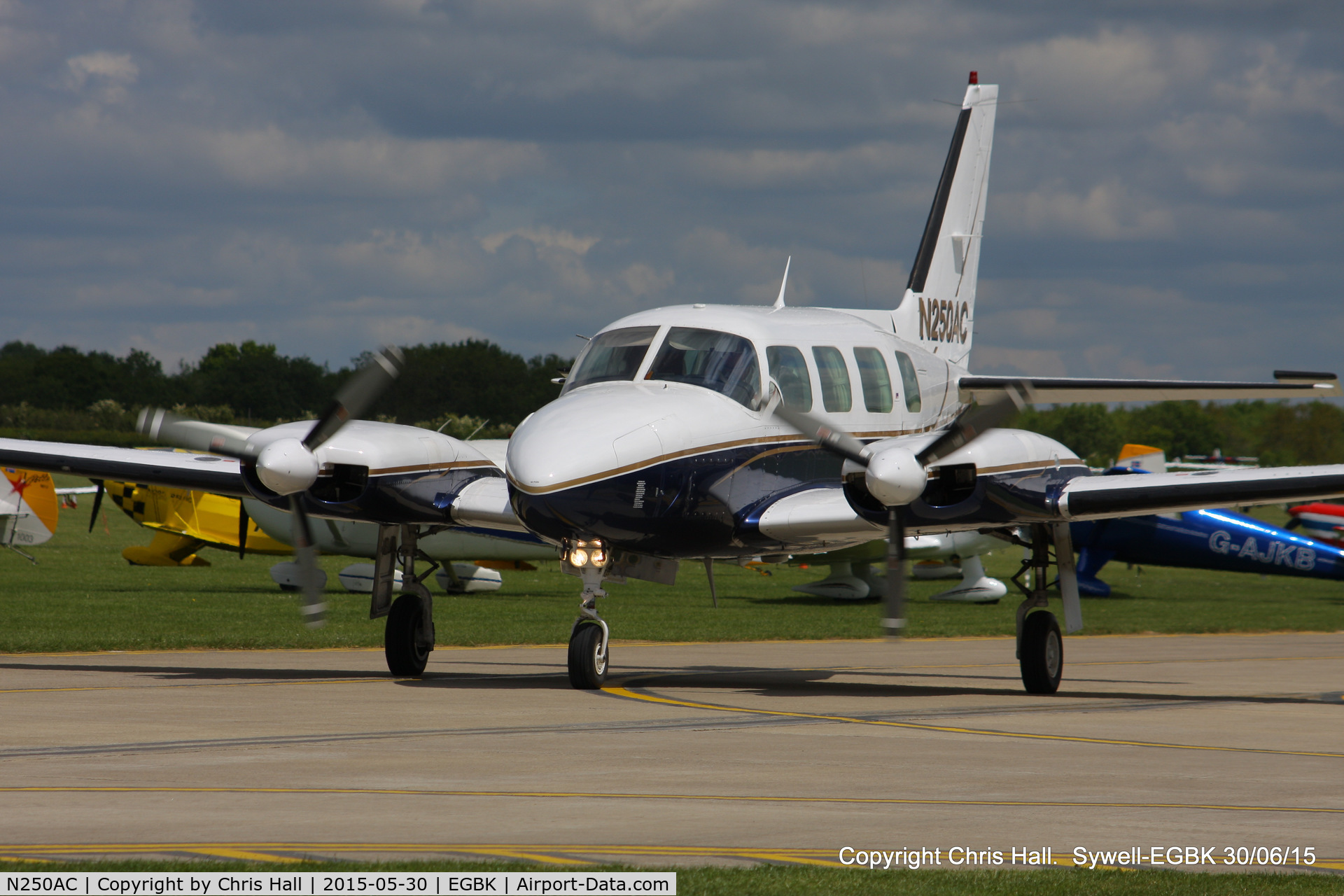 N250AC, Piper PA-31T Cheyenne C/N 31T-7612040, at Aeroexpo 2015