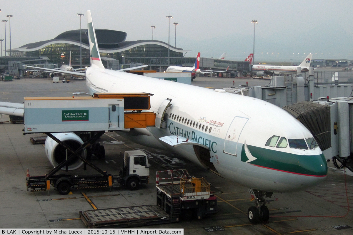 B-LAK, 2010 Airbus A330-343X C/N 1196, At Hong Kong