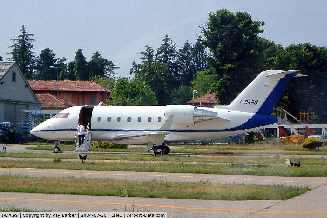 I-DAGS, 1991 Canadair Challenger 601-3A (CL-600-2B16) C/N 5085, Canadair CL.601-3A Challenger [5085] Milan-Malpensa~I 20/07/2004