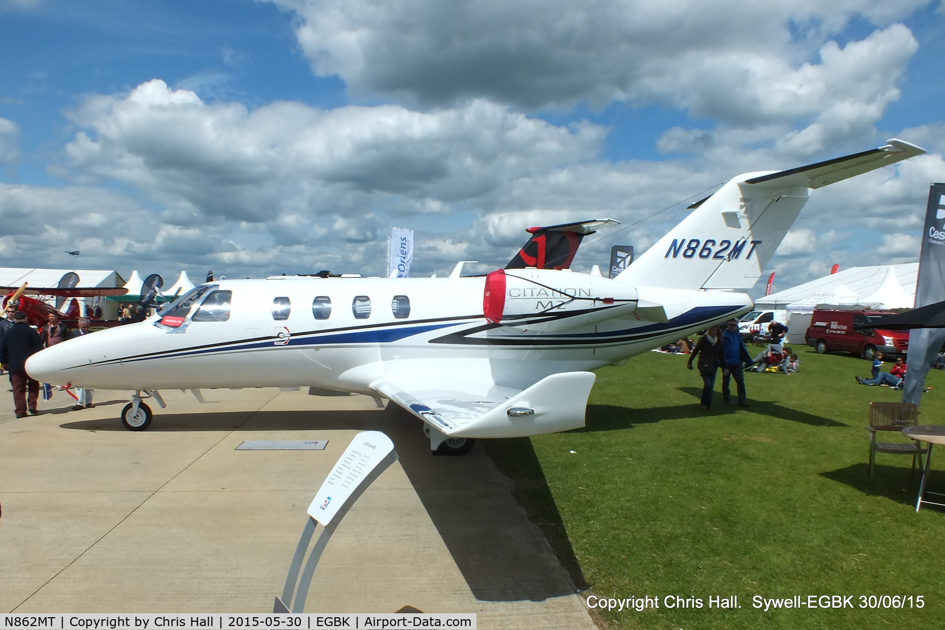 N862MT, 2015 Cessna 525 Citation M2 C/N 525-0862, at Aeroexpo 2015