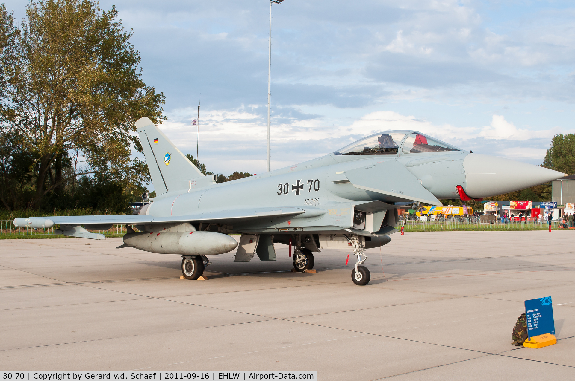 30 70, Eurofighter EF-2000 Typhoon S C/N GS052, Leeuwarden, September 2009