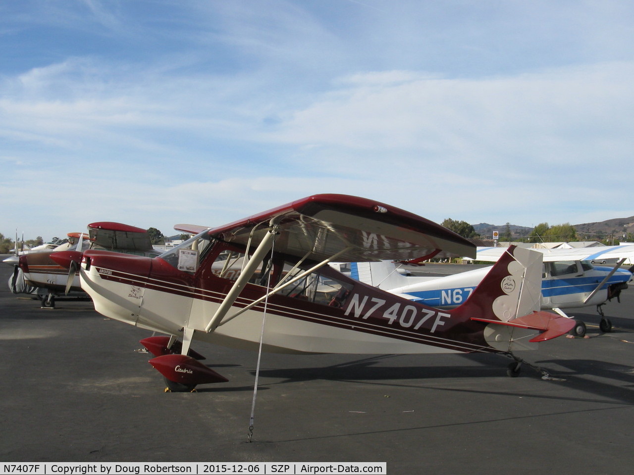 N7407F, 1999 American Champion 7GCAA Adventure Citabria C/N 416-98, 1999 American Champion 7GCAA ADVENTURE, Lycoming O-320-B2B 160 Hp, very attractive low time as new- appearing aircraft prize winner is FOR SALE