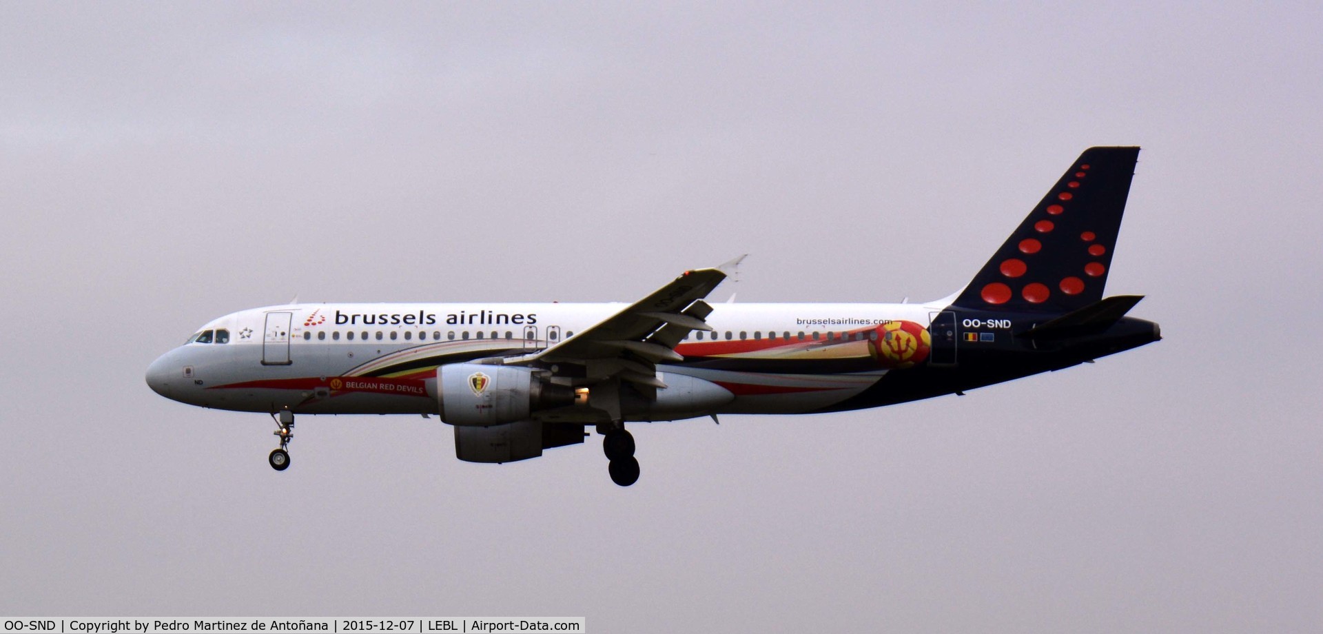 OO-SND, 2002 Airbus A320-214 C/N 1838, El Prat -  Barcelona  -  España