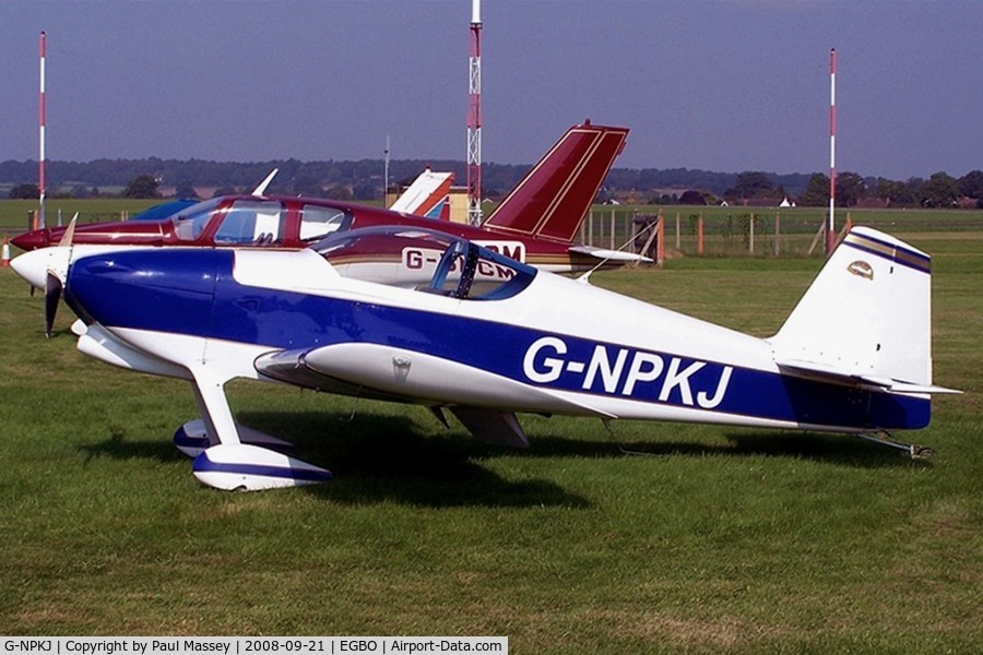 G-NPKJ, 1998 Vans RV-6 C/N PFA 181-13138, @ the 2008 Autumn fly -in.