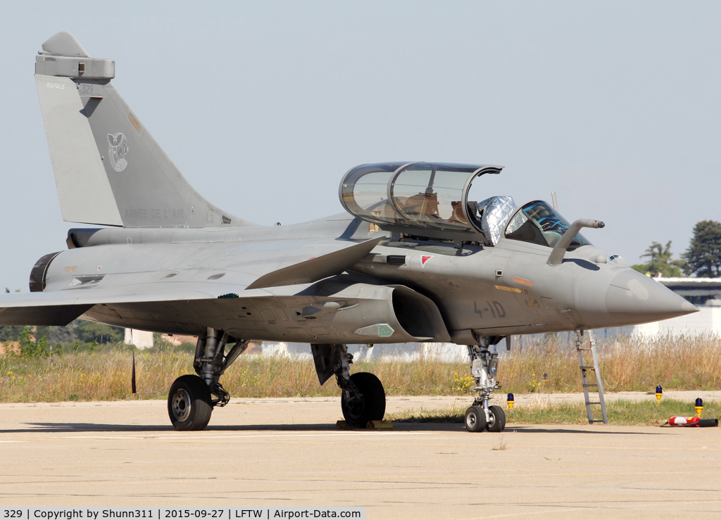 329, Dassault Rafale B C/N 329, Exhibited during FNI Airshow 2015 - Re-coded as 4-ID (ex. 113-ID)