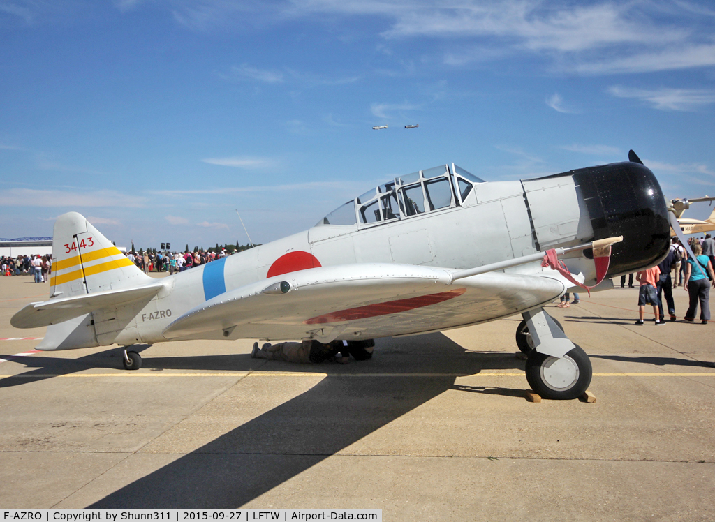 F-AZRO, North American AT-6B Texan C/N 01-CM, Exhibited during FNI Airshow 2015