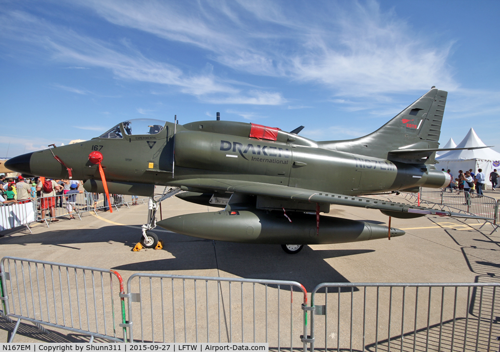 N167EM, Douglas A-4N Skyhawk C/N 14450, Exhibited during FNI Airshow 2015