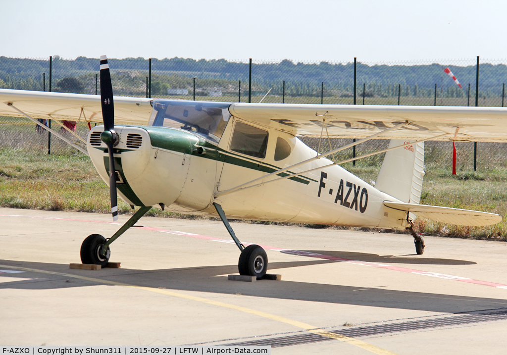 F-AZXO, 1946 Cessna 140 C/N 8069, Exhibited during FNI Airshow 2015