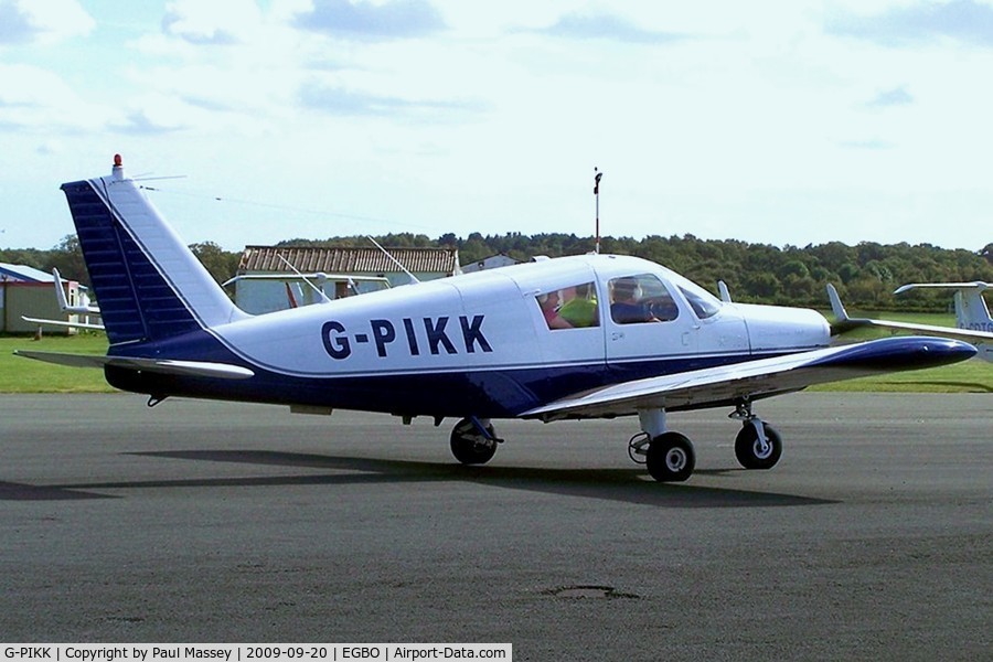 G-PIKK, 1967 Piper PA-28-140 Cherokee C/N 28-22932, @ Halfpenny Green. EX:-G-AVLA,N11C.