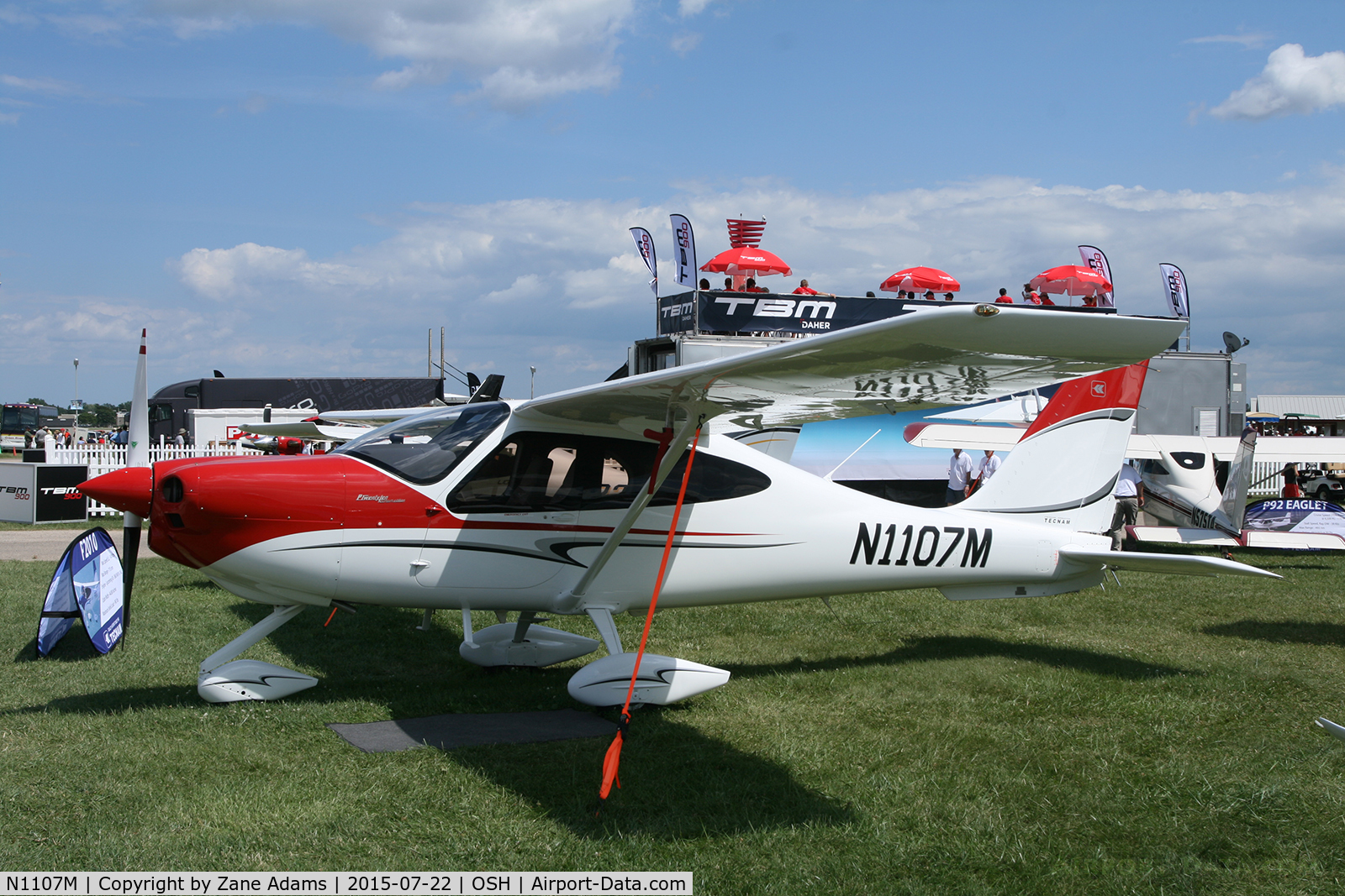 N1107M, 2015 Tecnam P-2010 C/N 012, 2015 EAA AirVenture - Oshkosh, Wisconsin