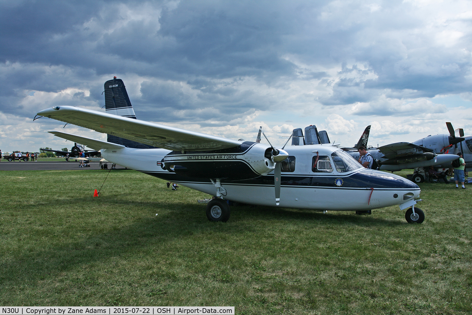 N30U, 1955 Aero Commander 560A/L-26 C/N 296, 2015 EAA AirVenture - Oshkosh, Wisconsin