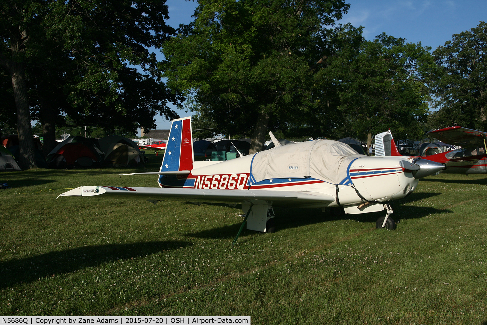 N5686Q, 1965 Mooney M20E C/N 699, 2015 EAA AirVenture - Oshkosh, Wisconsin