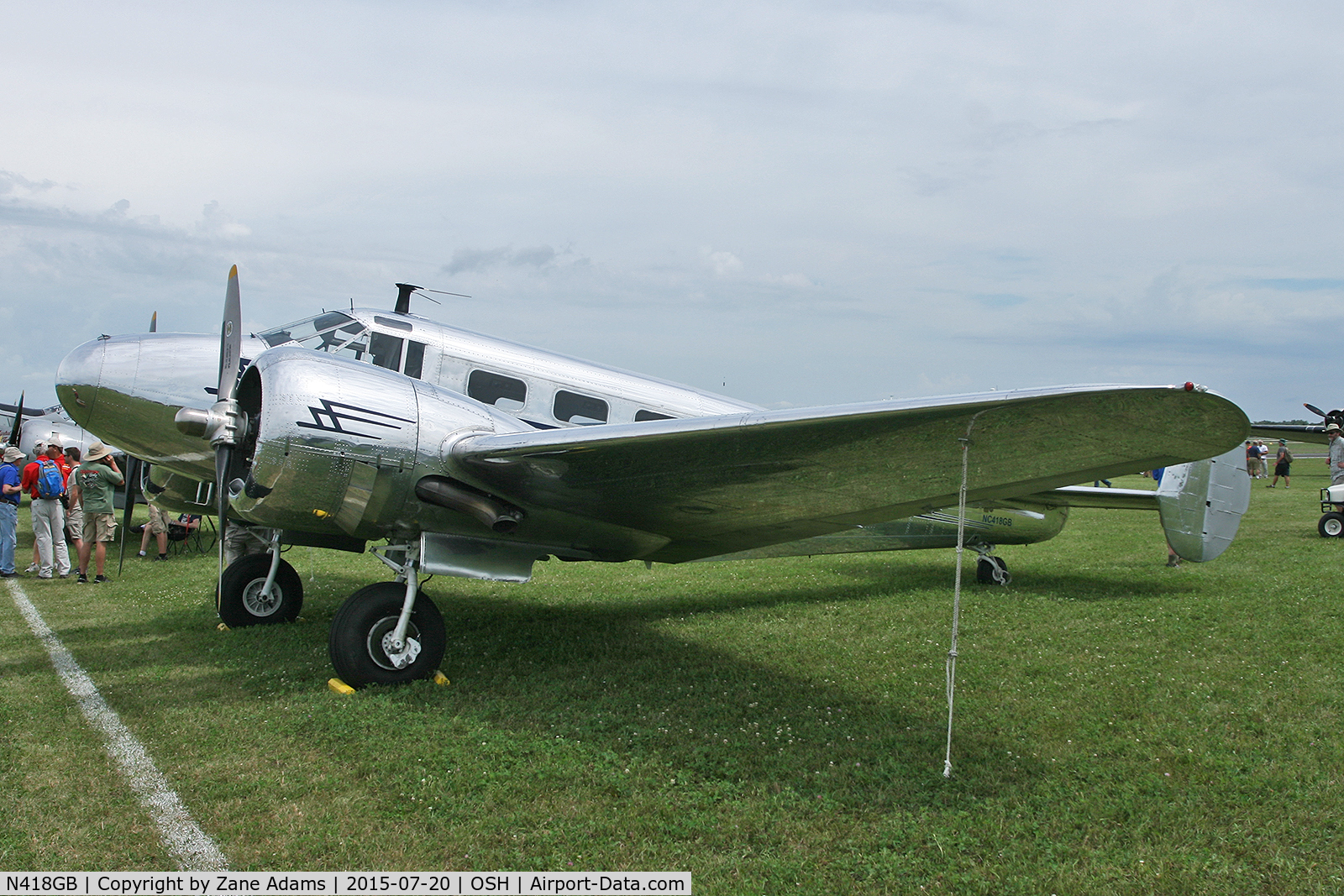 N418GB, 1944 Beech TC-45J C/N 76755, 2015 EAA AirVenture - Oshkosh, Wisconsin