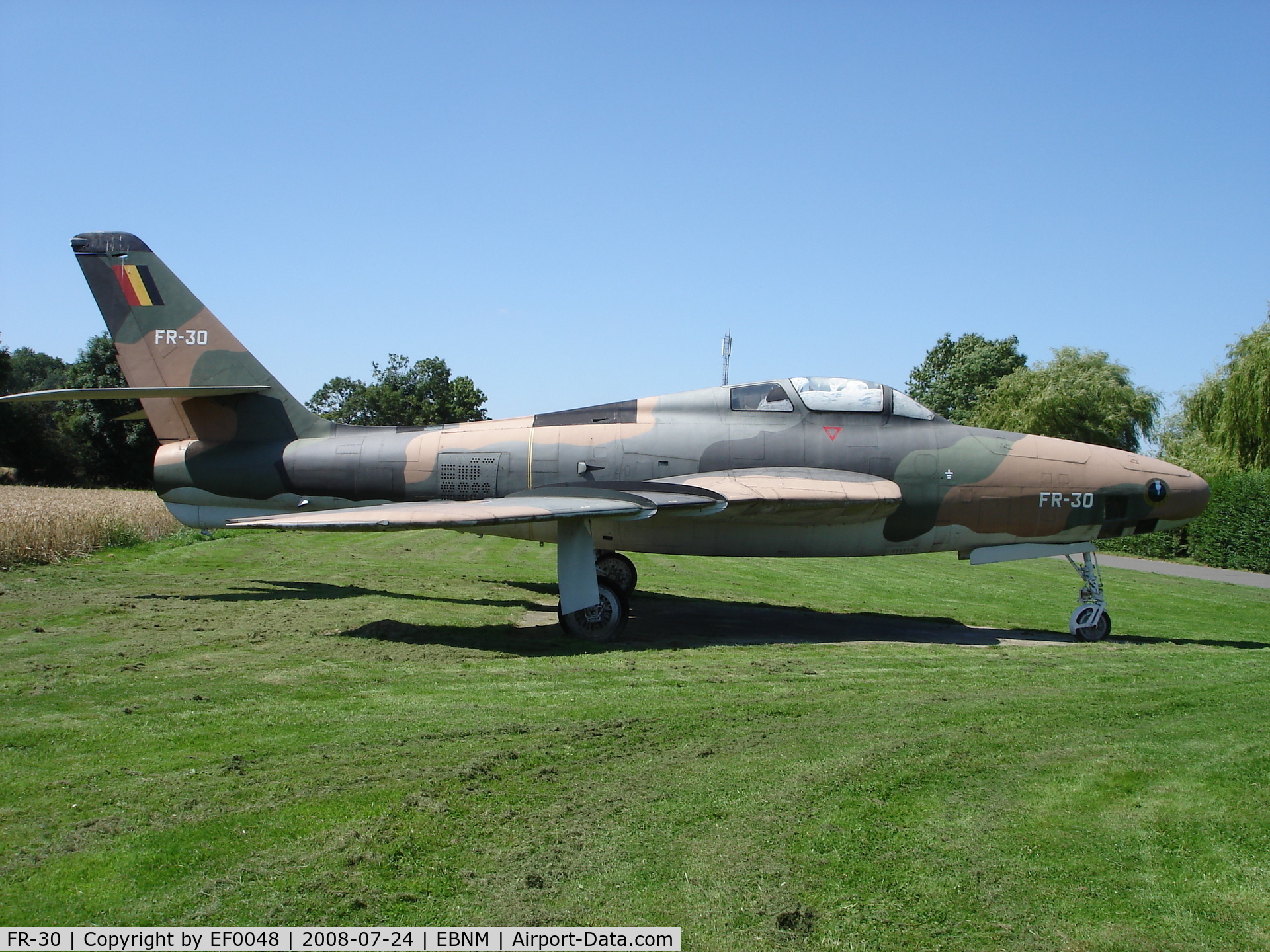 FR-30, Republic RF-84F Thunderflash C/N Not found (51-17015), ex Belg AF