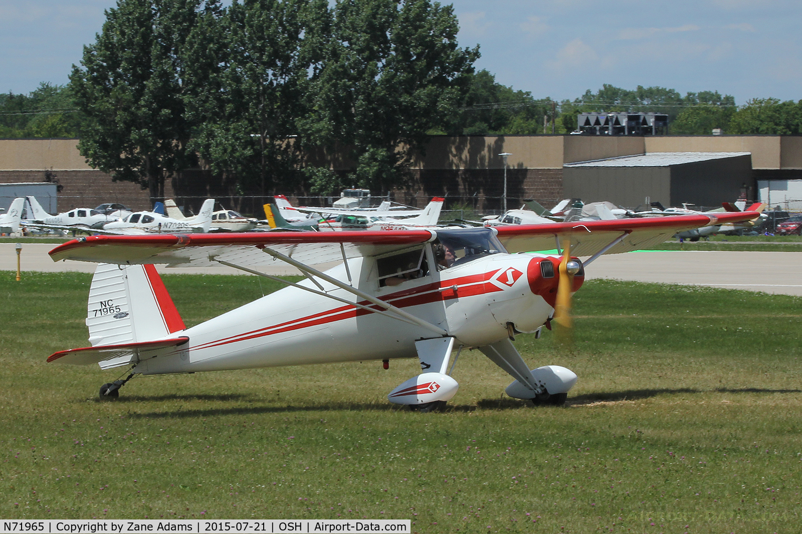 N71965, 1946 Luscombe Silvaire 8A C/N 3392, 2015 EAA AirVenture - Oshkosh, Wisconsin