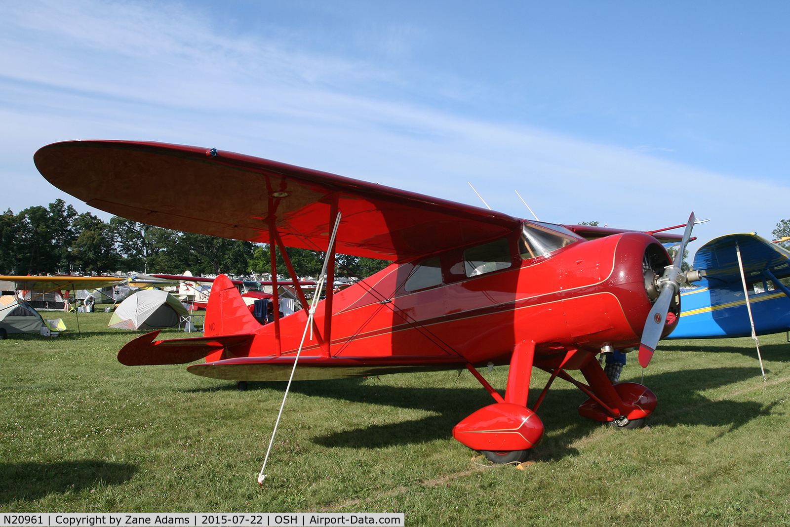 N20961, 1940 Waco SRE C/N 5086, 2015 EAA AirVenture - Oshkosh, Wisconsin