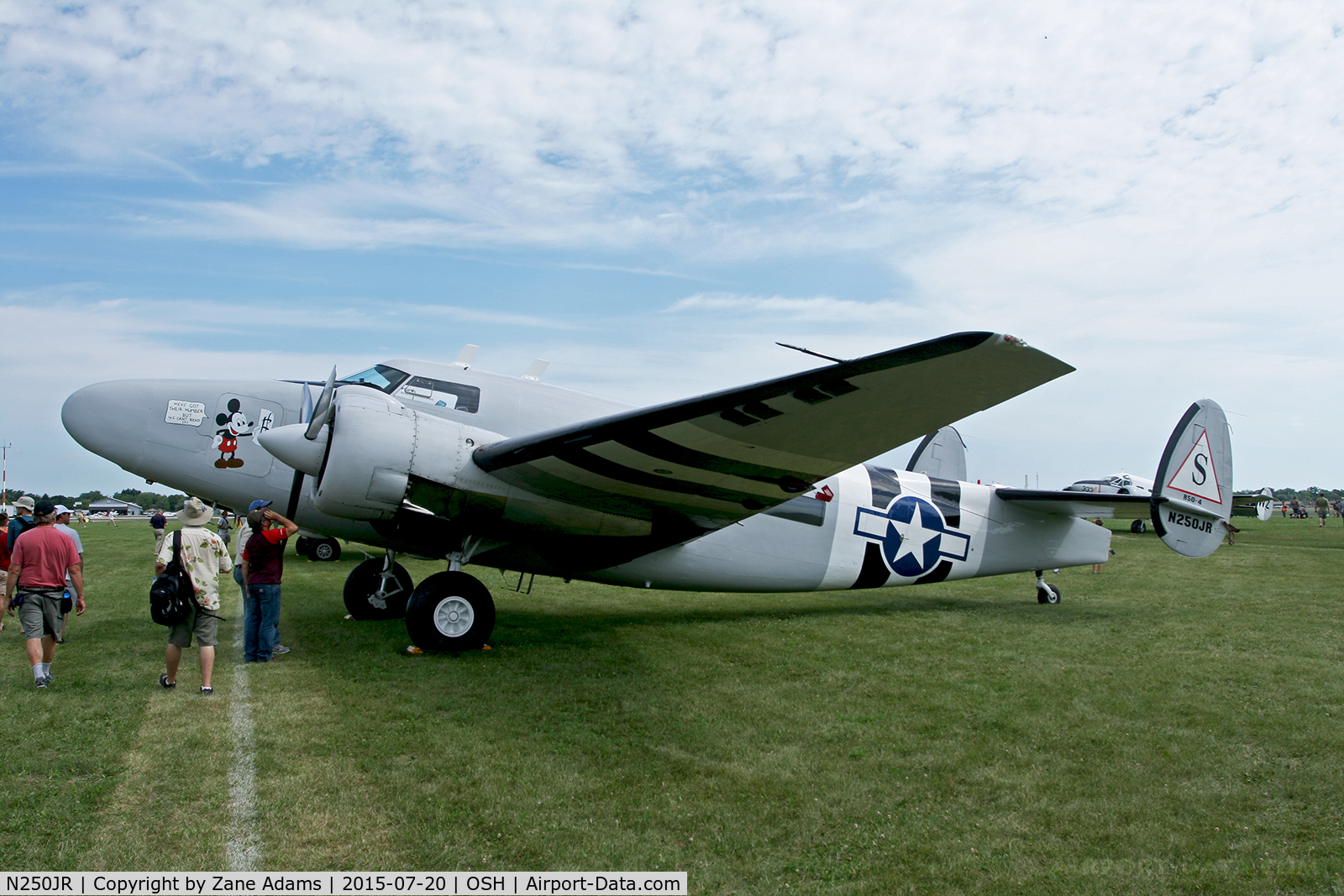 N250JR, 1942 Howard Aero Howard 250 (Lockheed C-60A Lodestar) C/N 2232 (18-2232), 2015 EAA AirVenture - Oshkosh, Wisconsin