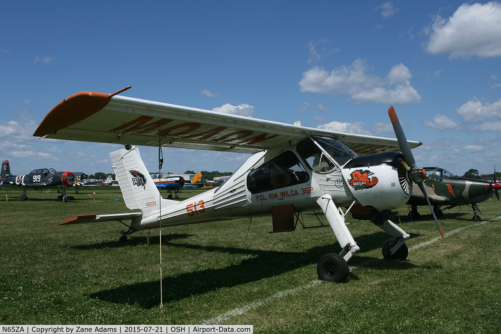 N65ZA, 1984 PZL-Okecie PZL-104 Wilga 35A C/N 18830758, 2015 EAA AirVenture - Oshkosh, Wisconsin