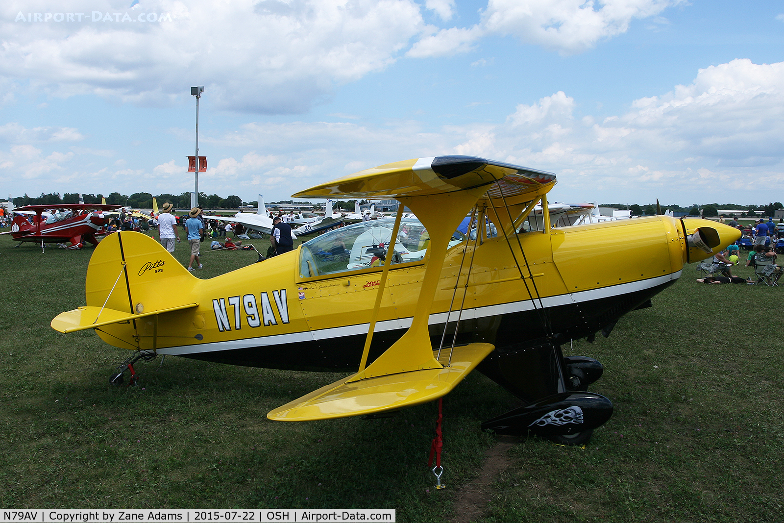 N79AV, 1986 Pitts S-2B Special C/N 5114, 2015 EAA AirVenture - Oshkosh, Wisconsin