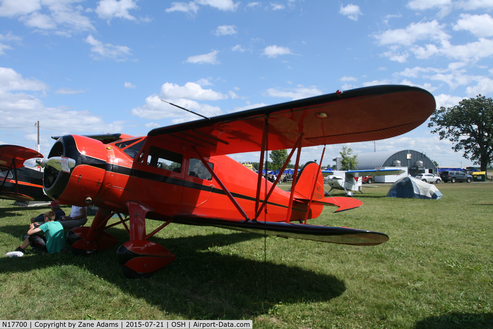 N17700, 1937 Waco VKS-7 C/N 4620, 2015 EAA AirVenture - Oshkosh, Wisconsin