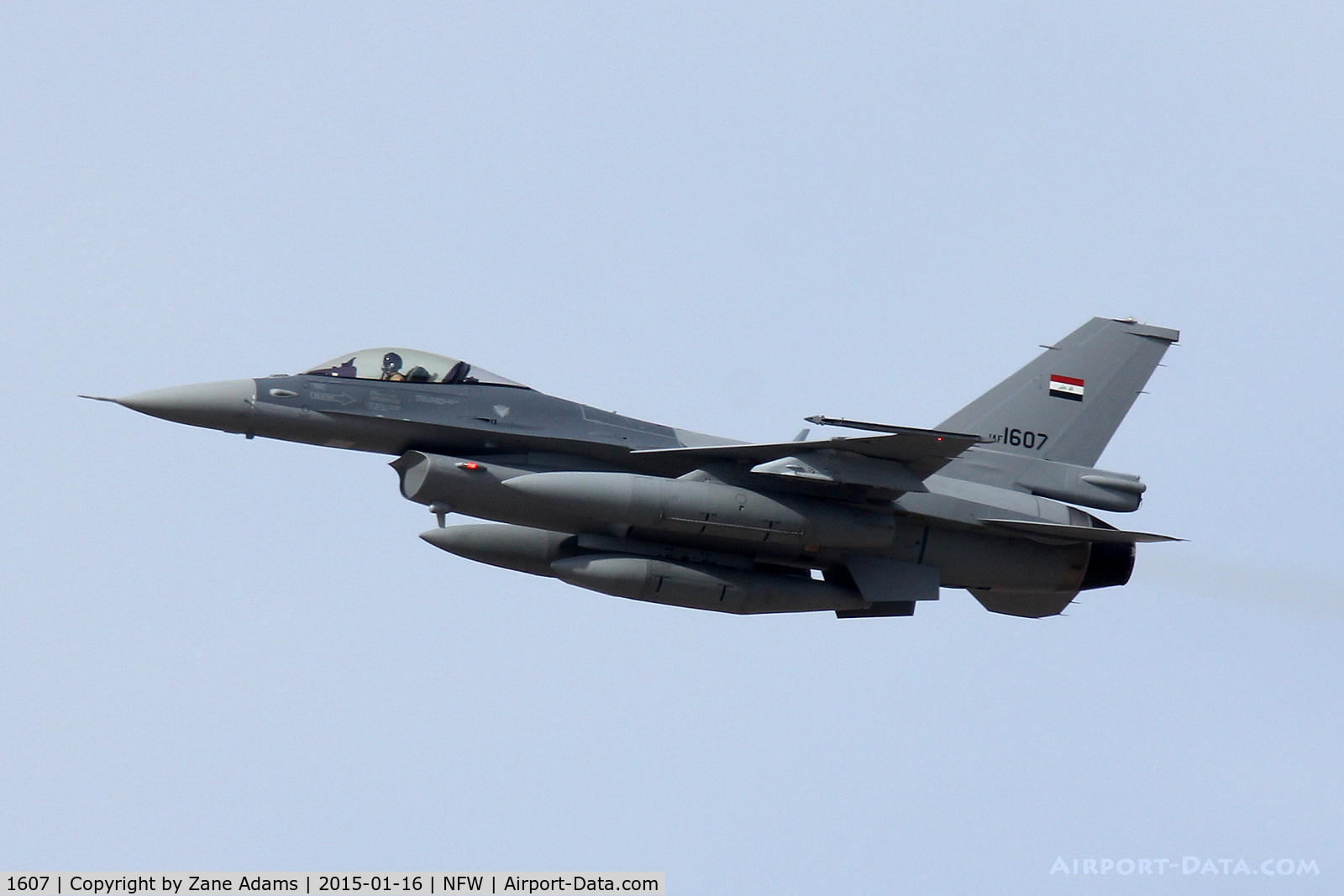 1607, 2012 Lockheed Martin F-16C Fighting Falcon C/N RA-01, Departing NAS Fort Worth