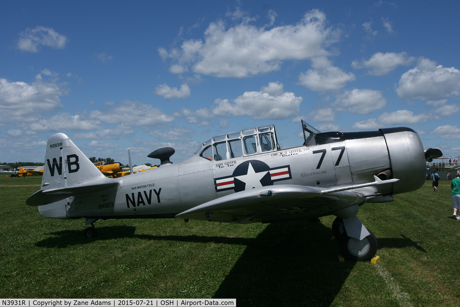 N3931R, North American AT-6B Texan C/N 84-923, 2015 EAA AirVenture - Oshkosh, Wisconsin