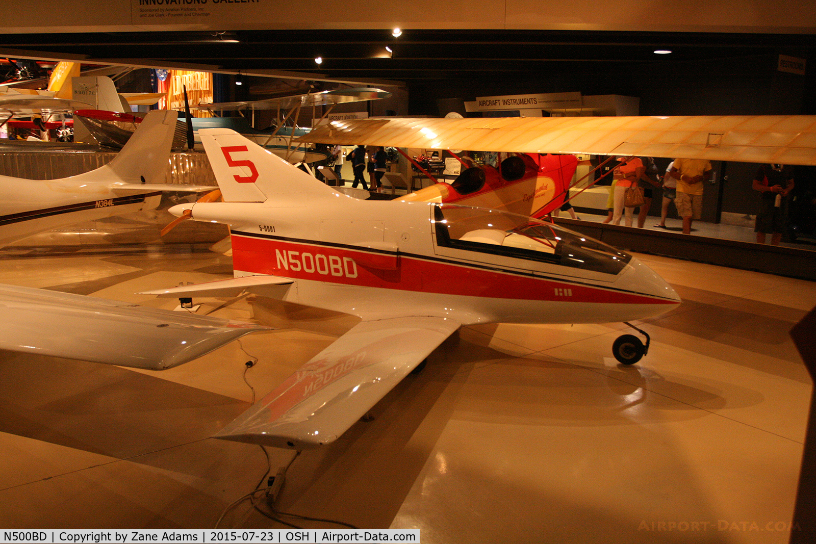 N500BD, 1971 Bede BD-5 C/N 1 (N500BD), 2015 - EAA AirVenture - Oshkosh Wisconsin.