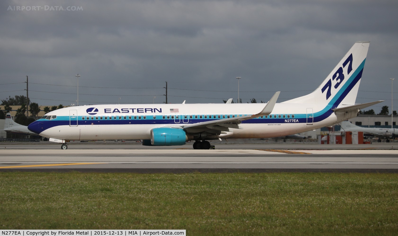 N277EA, 2001 Boeing 737-8CX C/N 32359, Eastern