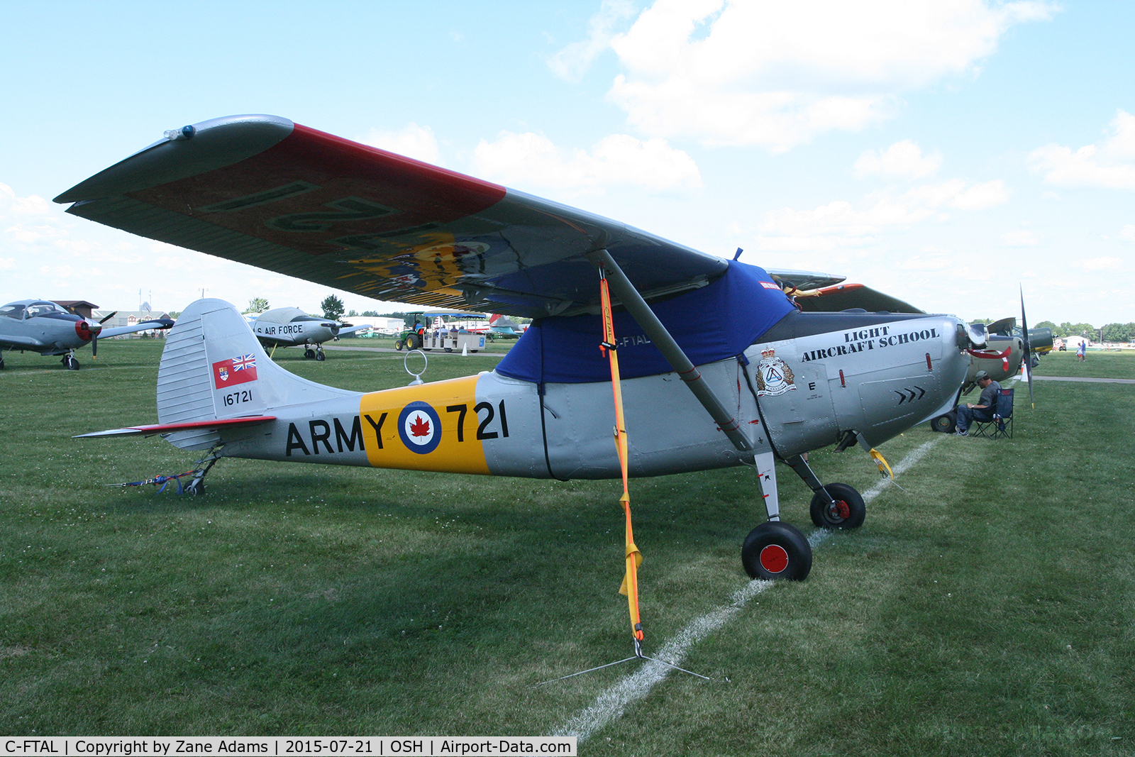 C-FTAL, 1956 Cessna L-19E Bird Dog Bird Dog C/N 24605, 2015 - EAA AirVenture - Oshkosh Wisconsin.
