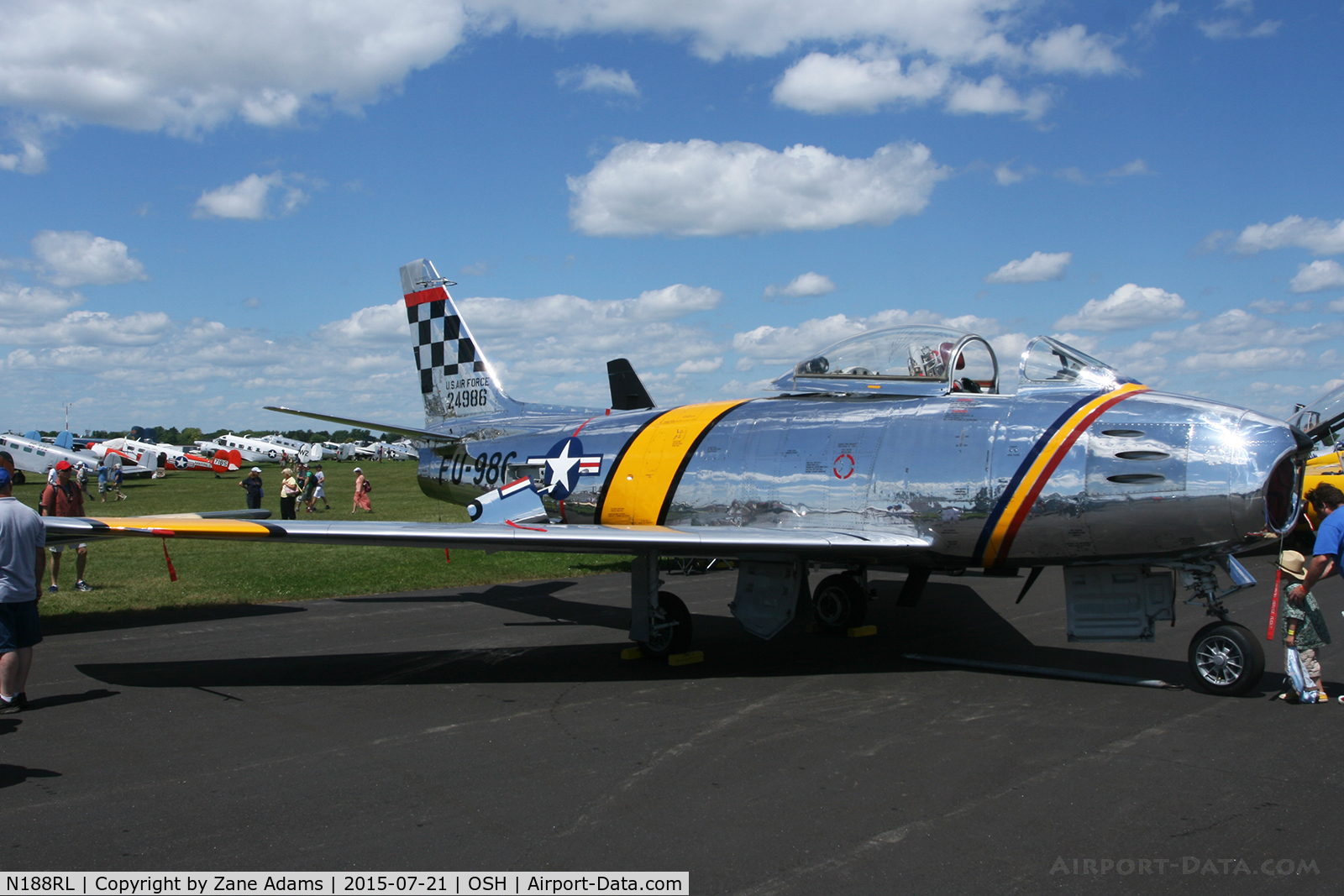 N188RL, 1952 North American F-86F Sabre C/N 191-682, 2015 - EAA AirVenture - Oshkosh Wisconsin.