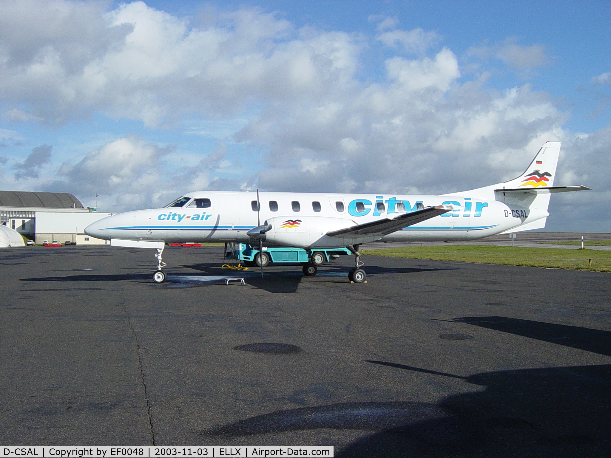 D-CSAL, 1984 Fairchild Swearingen SA-227AC Metro III C/N AC-601, on charter for LAR