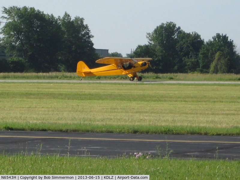 N6543H, 1946 Piper J3C-65 Cub C/N 19735, EAA Fly-in at Delaware, Ohio