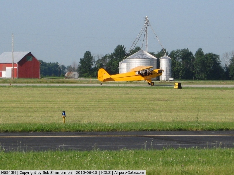 N6543H, 1946 Piper J3C-65 Cub C/N 19735, EAA Fly-in at Delaware, Ohio