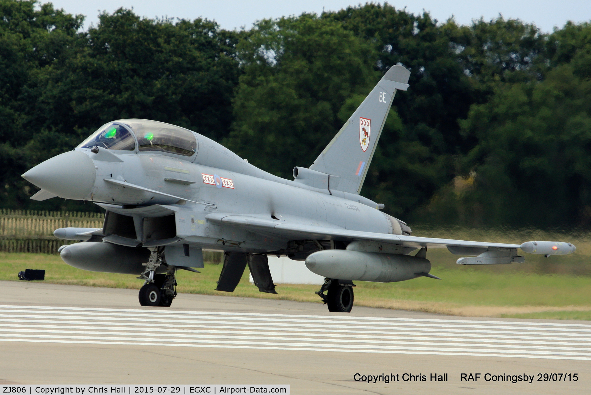 ZJ806, Eurofighter EF-2000 Typhoon T1 C/N 0023/BT007, RAF 29(R) Sqn