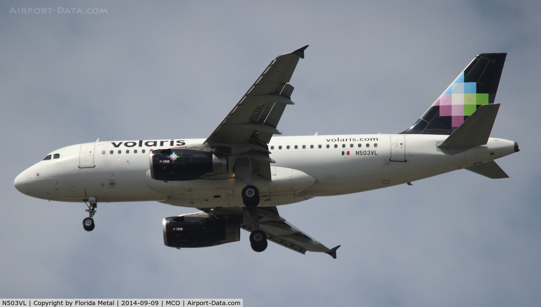N503VL, 2008 Airbus A319-132 C/N 3491, Volaris