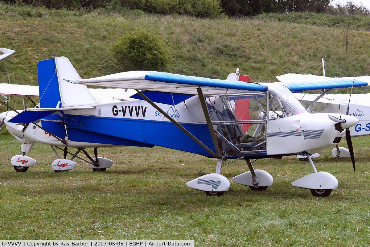 G-VVVV, 2005 Best Off Skyranger 912(2) C/N BMAA/HB/427, Best Off Skyranger 912(2) [BMAA/HB/427-UK/510] Popham~G 05/05/2007