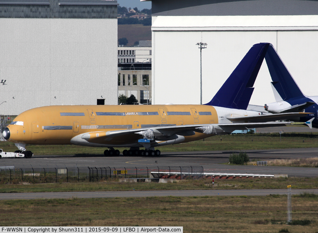 F-WWSN, 2014 Airbus A380-841 C/N 0167, C/n 0167 - Skymark Airways ntu... Aircraft stored without engines