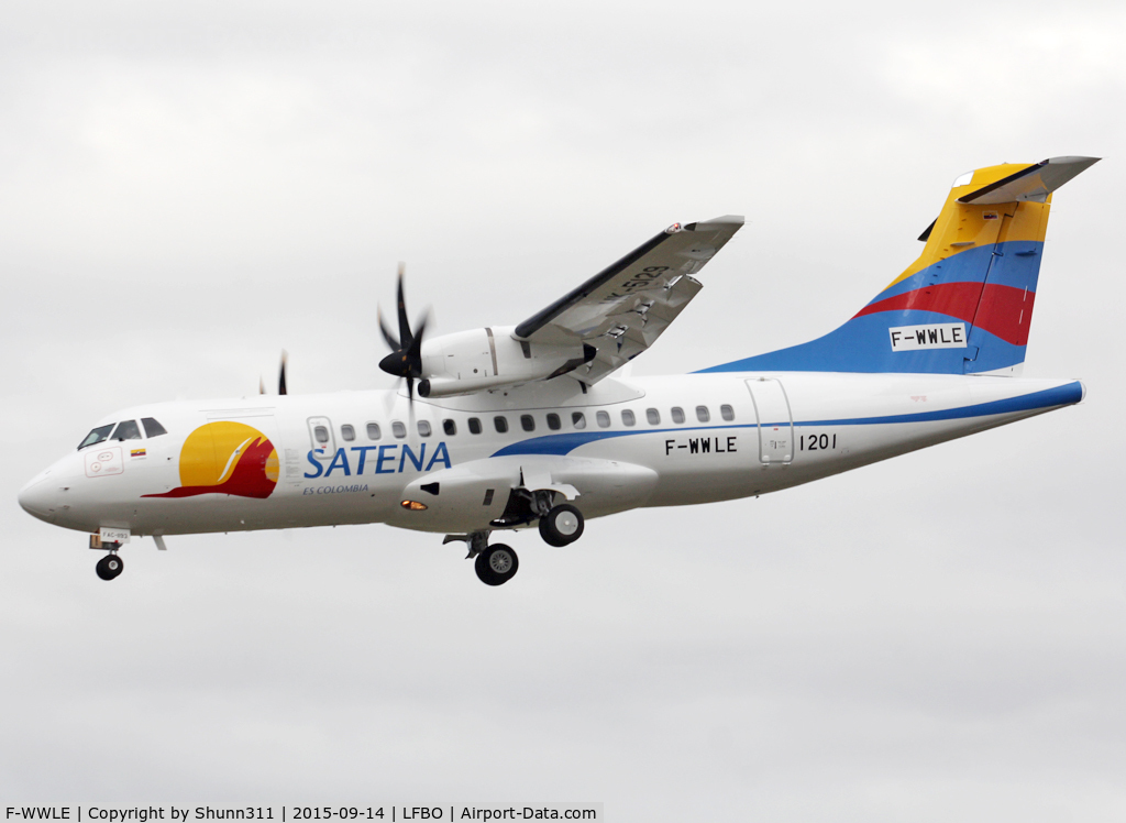 F-WWLE, 2015 ATR 42-600 C/N 1201, C/n 1201 - To be HK-5129