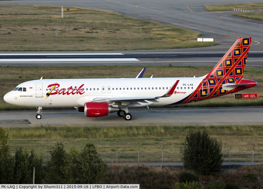 PK-LAQ, 2015 Airbus A320-214 C/N 6722, Delivery day...