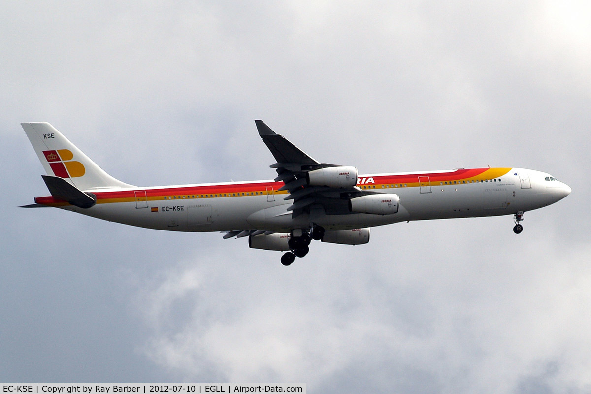EC-KSE, 1996 Airbus A340-313X C/N 170, Airbus A340-313X [170] (Iberia) Home~G 10/07/2012