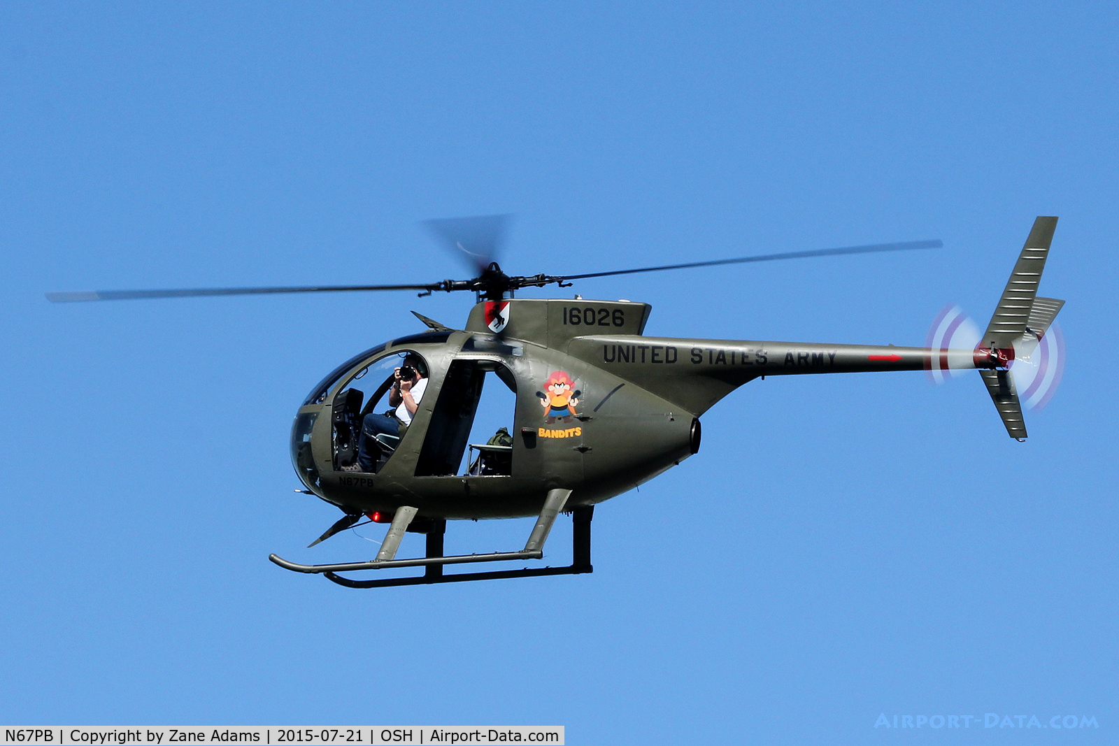 N67PB, 1968 Hughes OH-6A Cayuse C/N 480411, 2015 EAA AirVenture - Oshkosh, Wisconsin