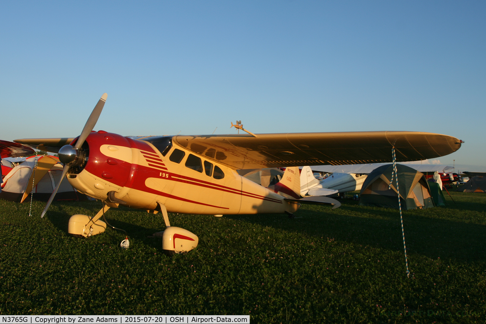 N3765G, 1948 Cessna 190 C/N 7101, 2015 - EAA AirVenture - Oshkosh Wisconsin