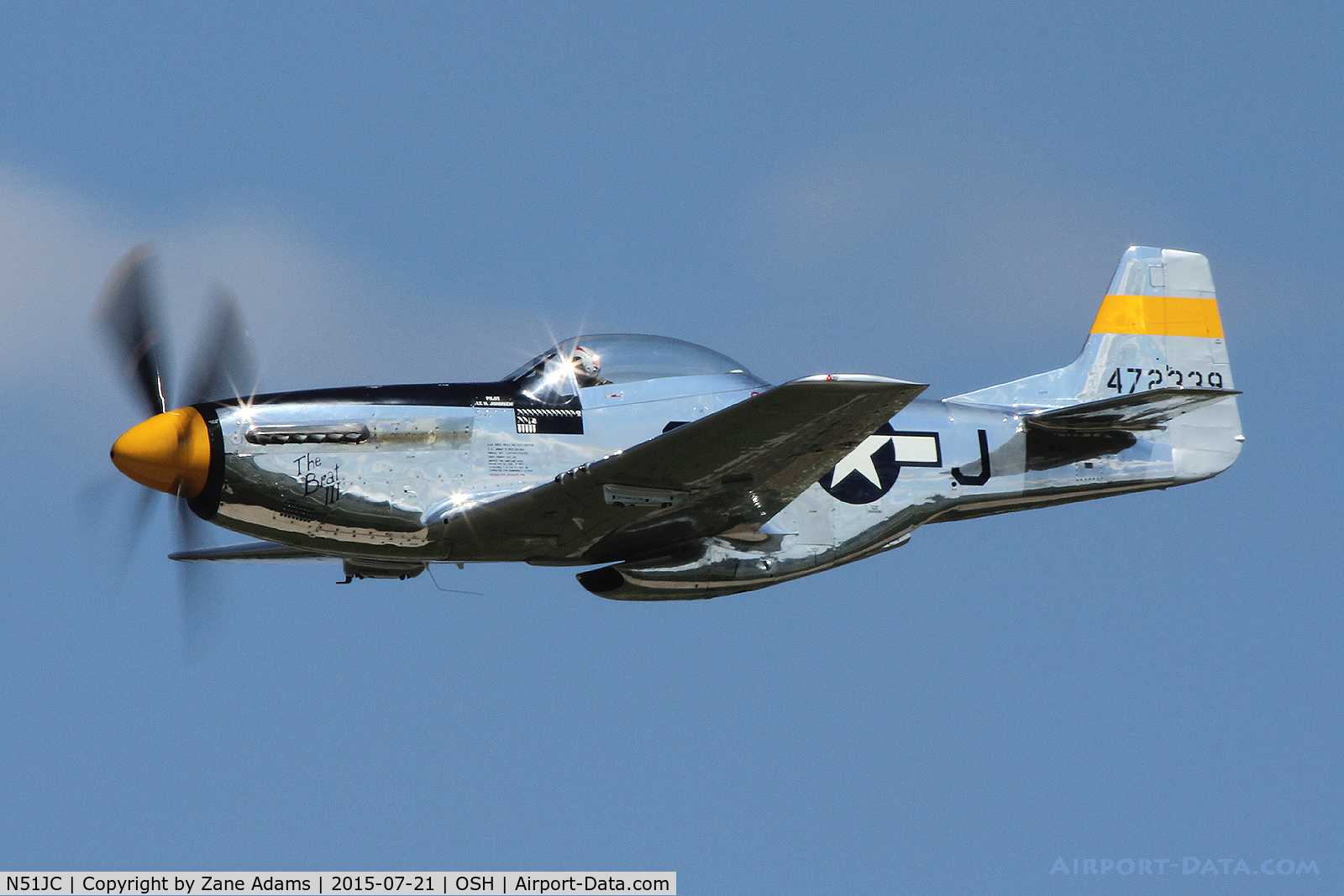 N51JC, 1944 North American P-51D Mustang C/N 122-38798, 2015 - EAA AirVenture - Oshkosh Wisconsin